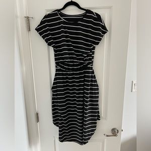 Maternity and Nursing dress, elastic waistband